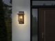Kinkiet Beliani Lampa ścienna zewnętrzna z czujnikiem ruchu czarna TEVIOT 8