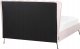 Beliani Łóżko welurowe 140 x 200 cm z portem USB różowe MIRIBEL 6