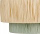 Lampa wisząca Beliani Lampa wisząca papierowa naturalna z zielonym PALBRA 4