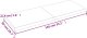 vidaXL vidaXL Blat, jasnobrązowy 140x50x(2-4)cm drewno z naturalną krawędzią 10
