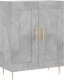 vidaXL Szafka, szarość betonu, 69,5x34x90 cm, materiał drewnopochodny 2