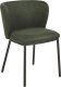 Beliani Zestaw 2 krzeseł do jadalni zielony MINA 4