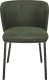 Beliani Zestaw 2 krzeseł do jadalni zielony MINA 5