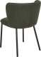 Beliani Zestaw 2 krzeseł do jadalni zielony MINA 6