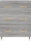 vidaXL vidaXL Witrynka szary dąb sonoma 69,5x34x180cm materiał drewnopochodny 8