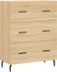 vidaXL vidaXL Witrynka, dąb sonoma, 69,5x34x180 cm, materiał drewnopochodny 7