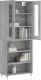 vidaXL vidaXL Witrynka szary dąb sonoma 69,5x34x180cm materiał drewnopochodny 3