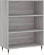 vidaXL vidaXL Witrynka szary dąb sonoma 69,5x34x180cm materiał drewnopochodny 7
