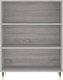 vidaXL vidaXL Witrynka szary dąb sonoma 69,5x34x180cm materiał drewnopochodny 8