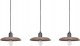 Lampa wisząca Beliani Lampa wisząca szklana 3-punktowa wielokolorowa KANGAROO 7