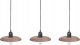 Lampa wisząca Beliani Lampa wisząca szklana 3-punktowa wielokolorowa KANGAROO 9