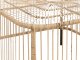 Beliani Stół ogrodowy 67 x 67 Rattan Naturalny CESENATICO 3