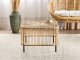 Beliani Stół ogrodowy 67 x 67 Rattan Naturalny CESENATICO 6