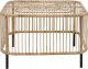 Beliani Stół ogrodowy 67 x 67 Rattan Naturalny CESENATICO 7