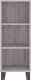 vidaXL vidaXL Wysoka szafka, szary dąb sonoma, 34,5x34x180 cm 8