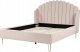 Beliani Łóżko tapicerowane 140 x 200 cm beżowe AMBILLOU 9