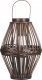 Beliani Lampion bambusowy 43 cm ciemne drewno PANAT 1