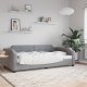 vidaXL vidaXL Sofa z funkcją spania, jasnoszara, 90x190 cm, obita tkaniną 1
