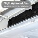Plecak turystyczny Kono Czarny Plecak do Samolotu 55x40x23 LOT Ryanair WizzAir 40L Flex 3