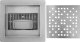 Rea Odpływ liniowy REA DOTS STAL SZCZOTKOWANA 15x15 6