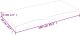 vidaXL vidaXL Blat stołu, 100x50x(2-6) cm, surowe lite drewno dębowe 8