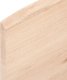 vidaXL vidaXL Blat do stołu, 100x40x2 cm, surowe drewno dębowe 5