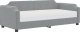 vidaXL vidaXL Sofa z materacem, jasnoszara, 90x190 cm, tkanina 2