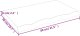 vidaXL vidaXL Blat stołu, 80x50x(2-6) cm, surowe lite drewno dębowe 8