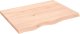 vidaXL vidaXL Blat stołu, 80x60x(2-4) cm, surowe lite drewno dębowe 2