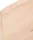 vidaXL vidaXL Blat stołu, 80x50x2 cm, surowe drewno dębowe 5