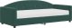 vidaXL vidaXL Sofa z materacem do spania, ciemnozielona, 90x200 cm, aksamit 2