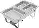 Royal Catering Podgrzewacz bemar bufetowy do potraw na pastę podgrzewacza 1/2 GN + 2x 1/4 GN Podgrzewacz bemar bufetowy do potraw na pastę podgrzewacza 1/2 GN + 2x 1/4 GN 4
