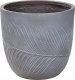Beliani Doniczka okrągła 42 x 42 x 40 cm szara FTERO 1