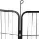 Wiesenfield Kojec zagroda wybieg dla psów szczeniąt z bramką wys. 100 cm 8 segmentów Kojec zagroda wybieg dla psów szczeniąt z bramką wys. 100 cm 8 segmentów 4