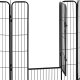 Wiesenfield Kojec zagroda wybieg dla psów szczeniąt z bramką wys. 100 cm 8 segmentów Kojec zagroda wybieg dla psów szczeniąt z bramką wys. 100 cm 8 segmentów 5