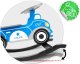 Ricokids Drewniane auto na biegunach Ricokids 785000 policja 6