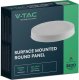 V-TAC Panel LED V-TAC Natynkowy Premium Downlight 24W Okrągły fi290 VT-60024 4000K 2640lm 2