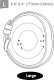 Braders Opaska / Pasek Braders do Garmin Vivosmart 5 rozmiar L granatowy 6