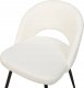 Beliani Boucle Krzesło do jadalni Zestaw 2 Biały ONAGA 7