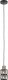 Lampa wisząca Italux Italux Menfi PND-44236-1-BK-GD lampa wisząca zwis 1x40W E27 przezroczysta/czarna 2