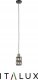 Lampa wisząca Italux Italux Menfi PND-44236-1-BK-GD lampa wisząca zwis 1x40W E27 przezroczysta/czarna 3
