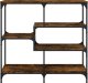 vidaXL Stolik konsolowy, przydymiony dąb, 103x32x95 cm 4