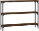 vidaXL vidaXL Stolik konsolowy, przydymiony dąb, 100x22,5x75 cm 2