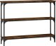 vidaXL vidaXL Stolik konsolowy, przydymiony dąb, 100x22,5x75 cm 6