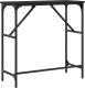 vidaXL vidaXL Stolik konsolowy, czarny, 75x32x75 cm, materiał drewnopochodny 6
