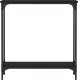 vidaXL vidaXL Stolik konsolowy, czarny, 75x22,5x75 cm 4