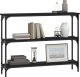 vidaXL Stolik konsolowy, czarny, 100x22,5x75 cm 3