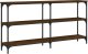vidaXL vidaXL Stolik konsolowy, brązowy dąb, 150x29x75 cm 5