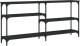 vidaXL vidaXL Stolik konsolowy, czarny, 160x29x75 cm 1