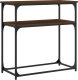 vidaXL vidaXL Stolik konsolowy, brązowy dąb, 75x35,5x75 cm 6
